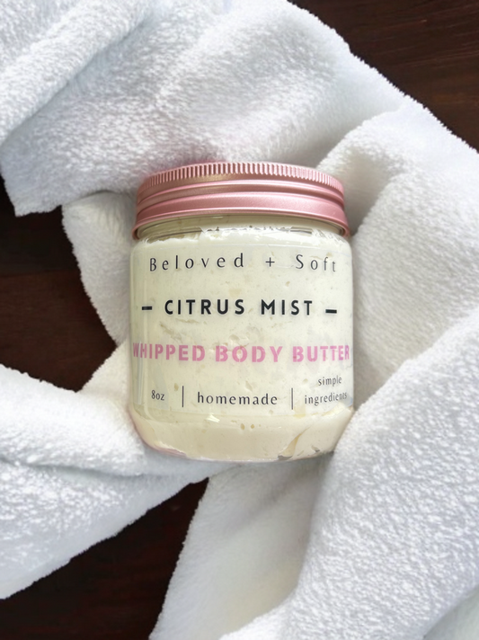 Citrus mist whipped body butter